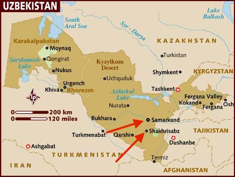 map_of_uzbekistan